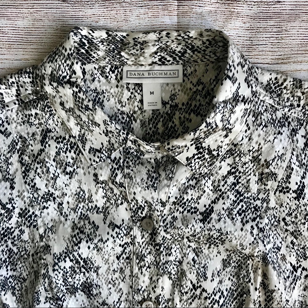 Dana Bachman Animal Print Blouse